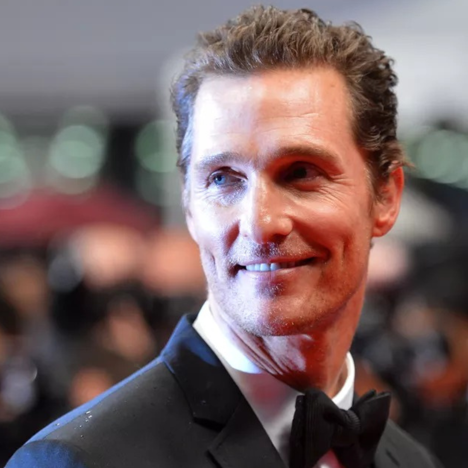 Ator Matthew McConaughey representando o poder de decisão e a resposta interna de um Gerador Sacral no Desenho Humano.